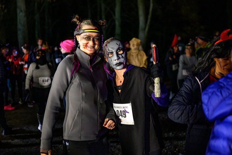 Łódź. Halloween Run w parku na Zdrowiu. Tak bawią się biegacze z Łodzi!