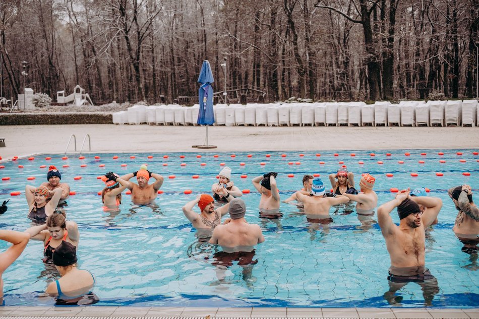 Aquapark Fala, morsowanie, pierwszy śnieg
