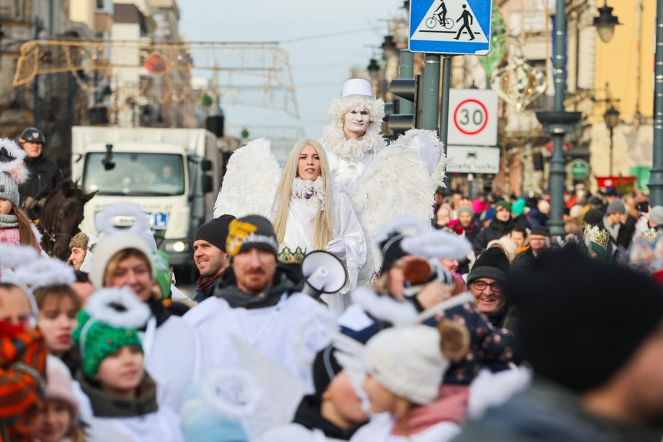 Orszak Trzech Króli przeszedł ulicami Łodzi