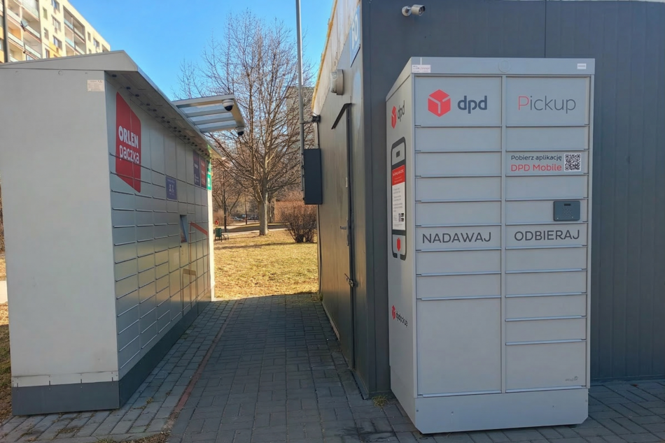 Łódź. Paczkomaty