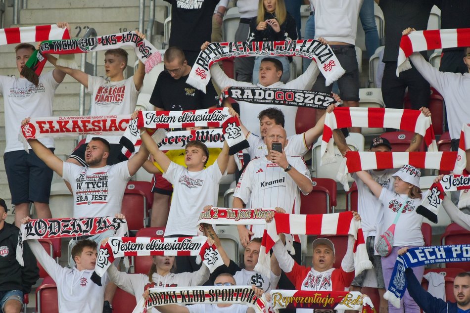 Kibice na meczu ŁKS Łódź z Polonią Bytom. Byłeś/aś tam? Odszukaj się w galerii!