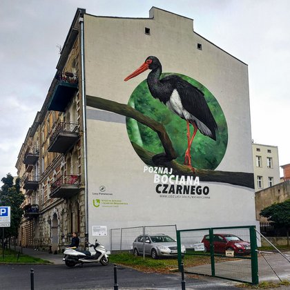 Mural przy ul. Orlej 3 , fot. Paweł Łacheta