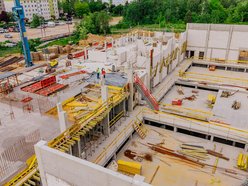Aquapark Widzew w Łodzi. Zdjęcia z budowy