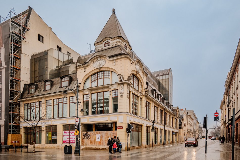 dawne centrum handlowe w Łodzi