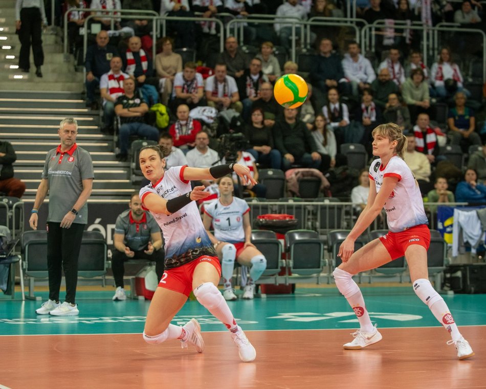 siatkarki podczas meczu