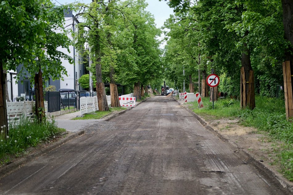 Łódź. Remont Biegańskiego
