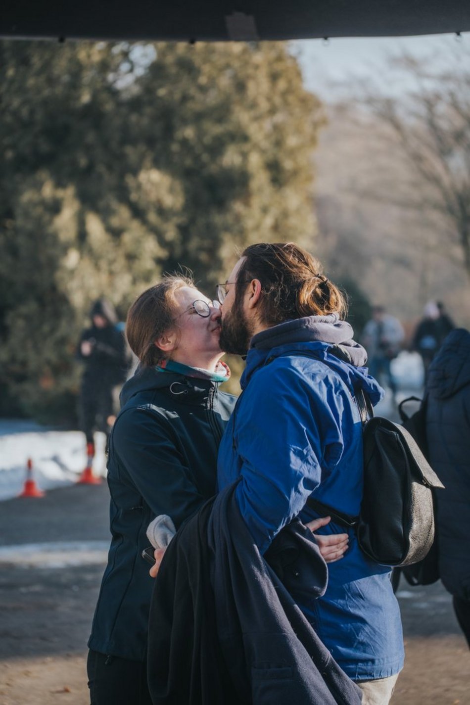 Botaniczna Piątka w Ogrodzie Botanicznym w Łodzi. Galeria z mroźnego biegu