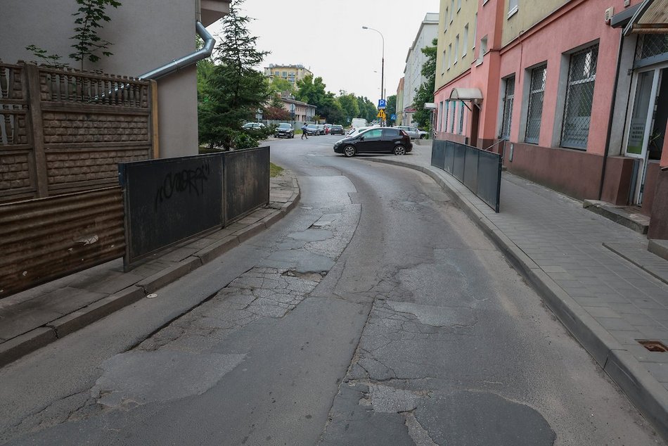Łódź. Remont ul. Organizacji „WiN" w Łodzi