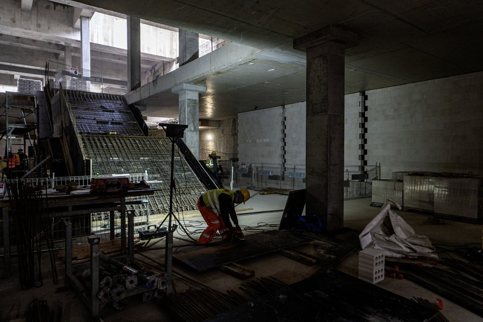 Tunel pod Łodzią. Budowa stacji Łódź Polesie od środka