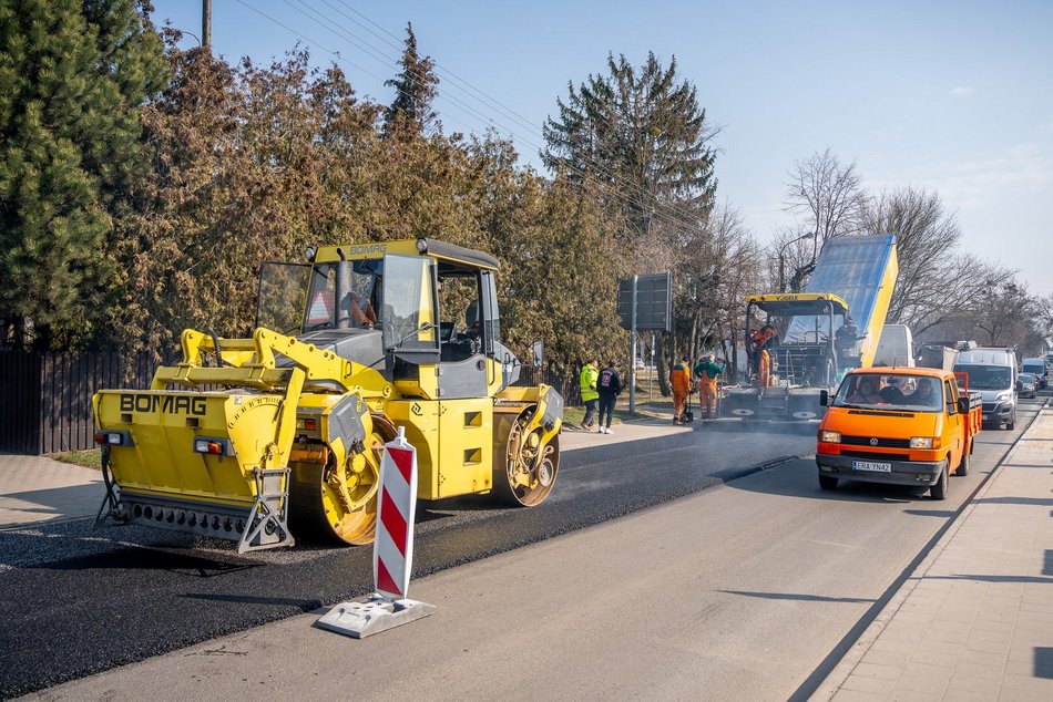 Łódź. Ulica Brzezińska w Łodzi