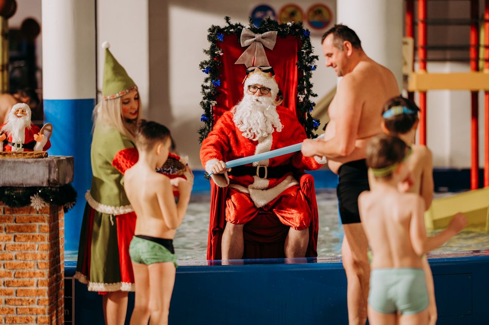 Aquapark Fala opanowały Mikołaje
