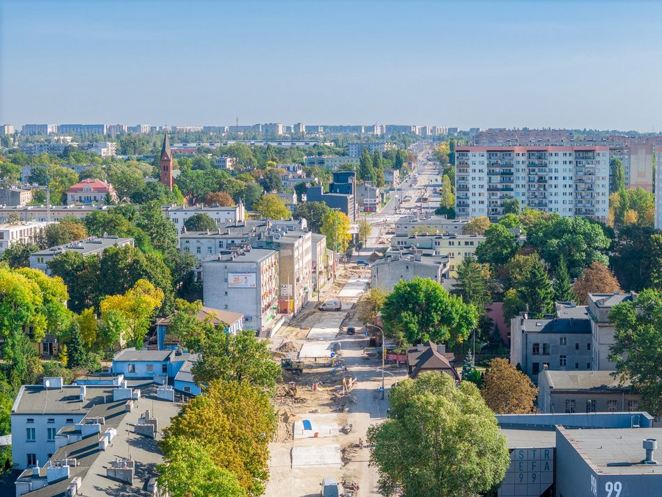 Remont ul. Przybyszewskiego