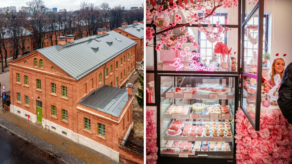 Księży Młyn i kawiarnia Sugar By Blonde