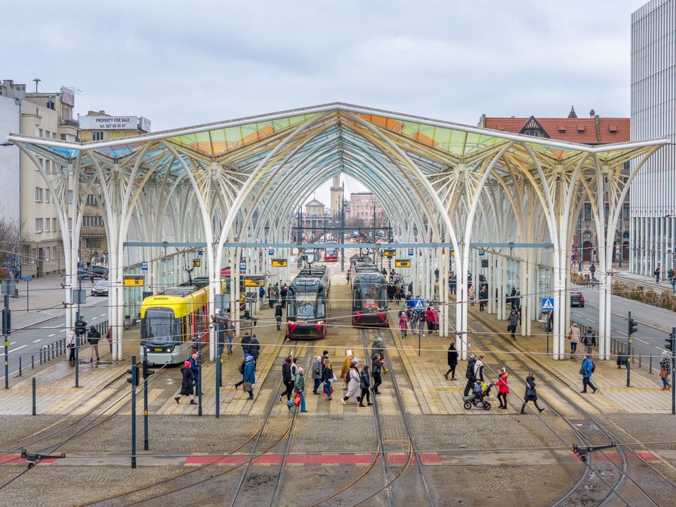 Łódź. Przystanek Piotrkowska Centrum 