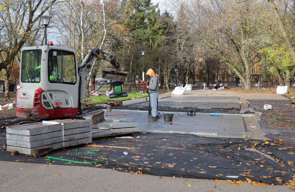 Remont parku Staromiejskiego
