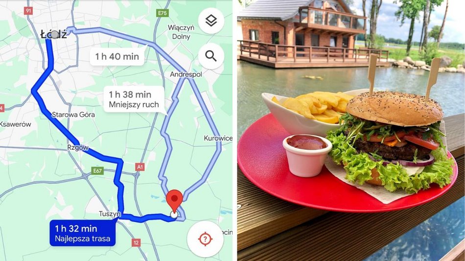 Trasy rowerowych wycieczek po restauracjach i kawiarniach wokół Łodzi