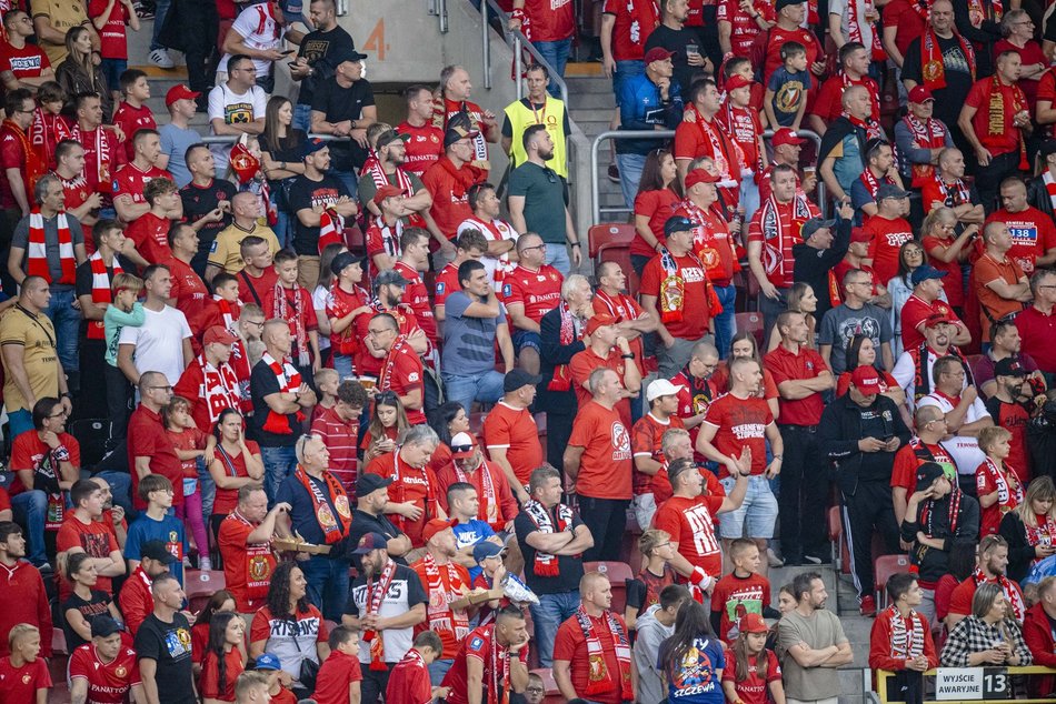 Kibice na meczu Widzew Łódź z Piastem Gliwice!
