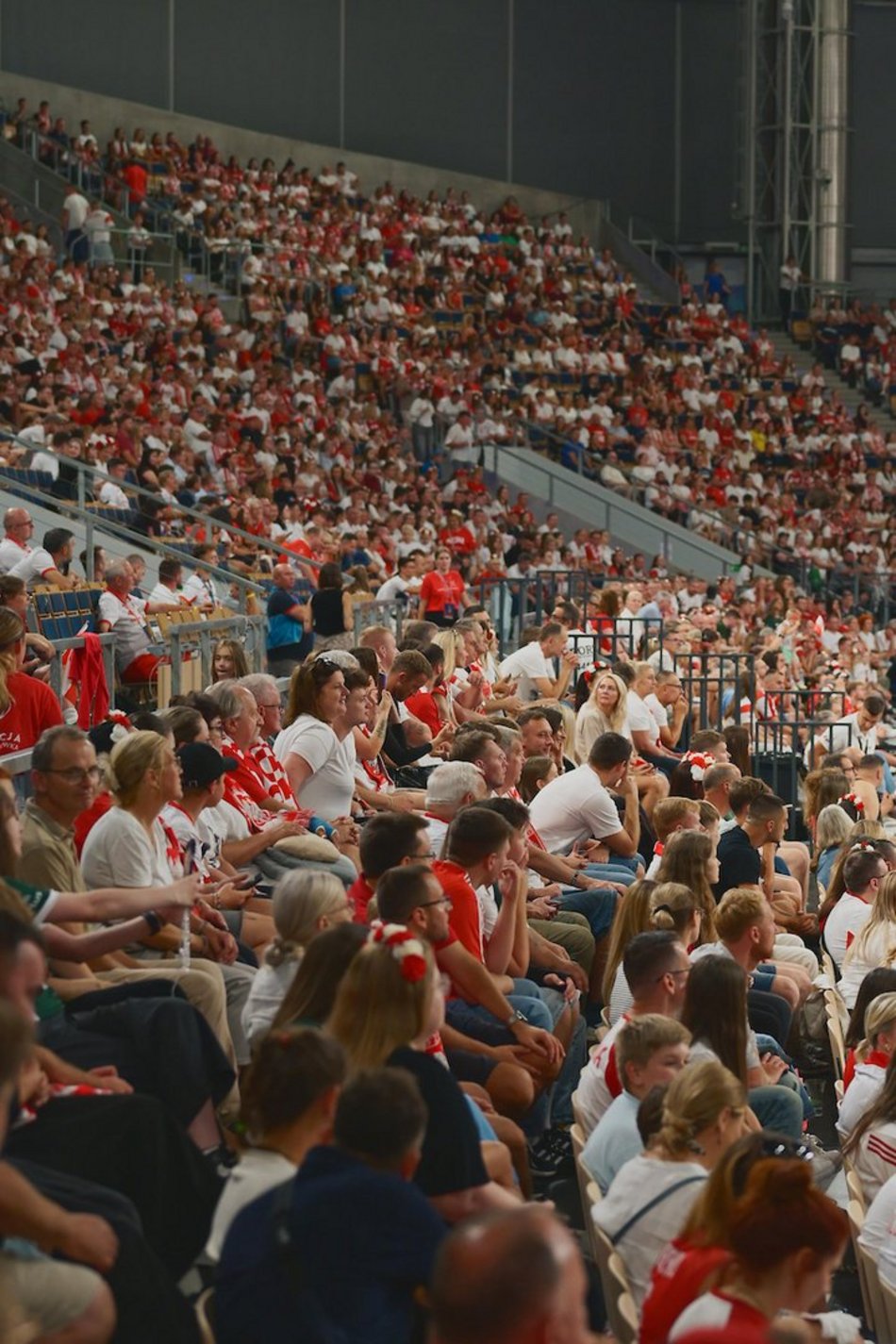 Łódź. Polska gra z Brazylią! Pełne trybuny w Atlas Arenie w Łodzi