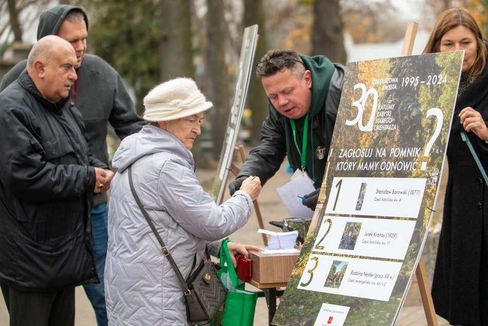 Rekord podczas 30. kwesty na Starym Cmentarzu w Łodzi