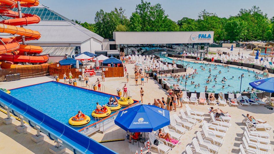 Łódź. Aquapark Fala na 602. Urodziny Łodzi