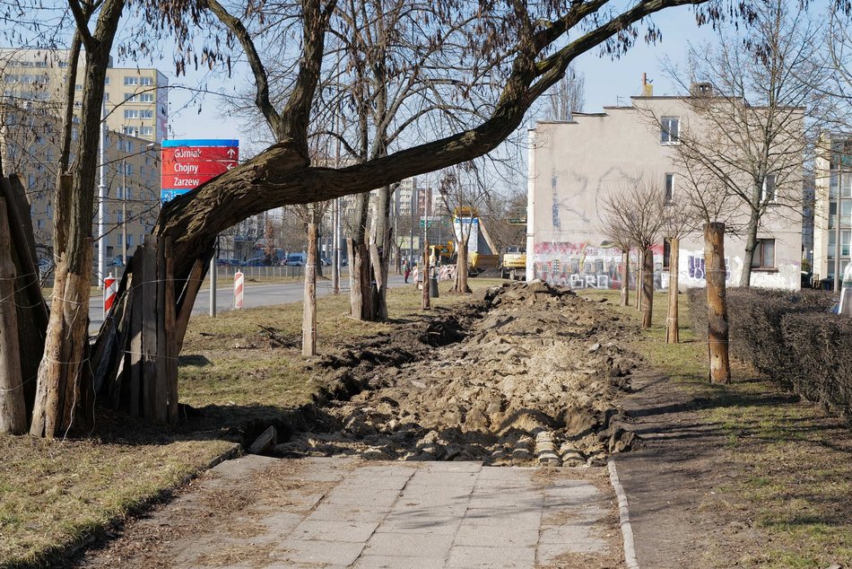 Łódź. Ulica Dąbrowskiego