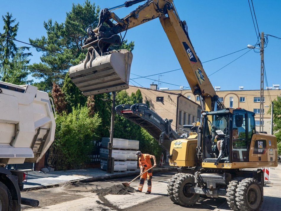Łódź. Remont Dachowej i Tuszyńskiej w Łodzi