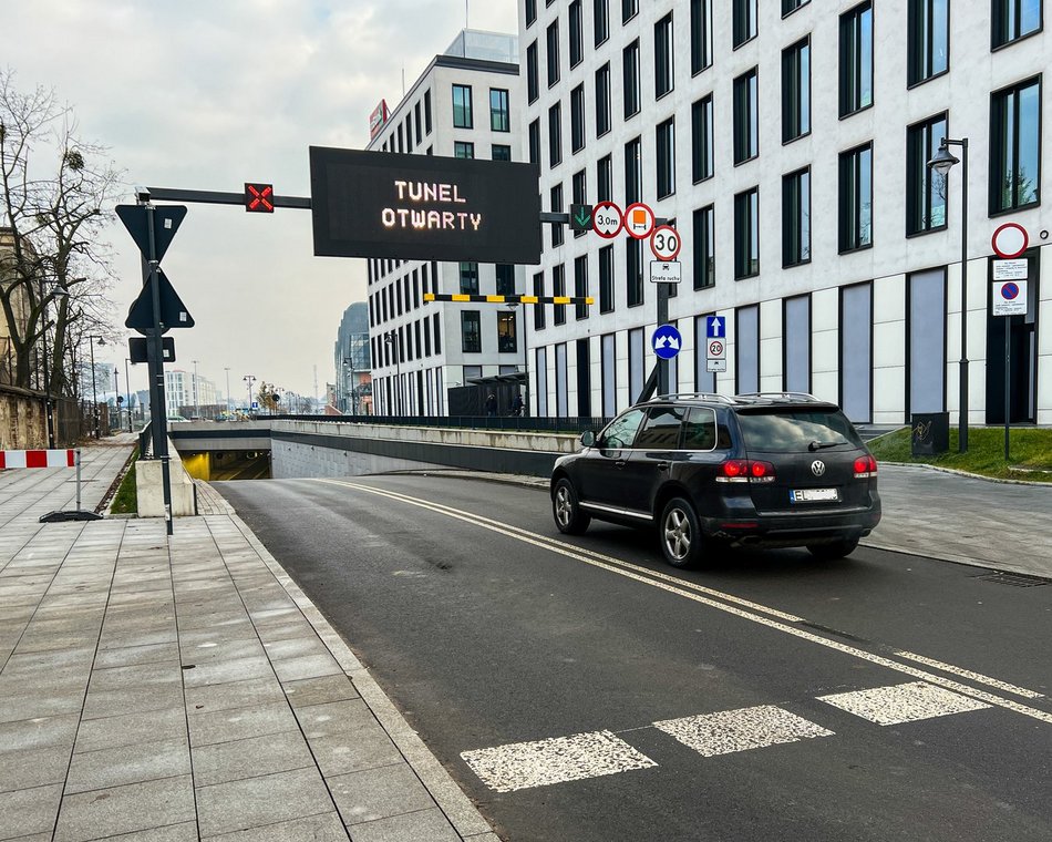 Tunel pod Nowym Centrum Łodzi