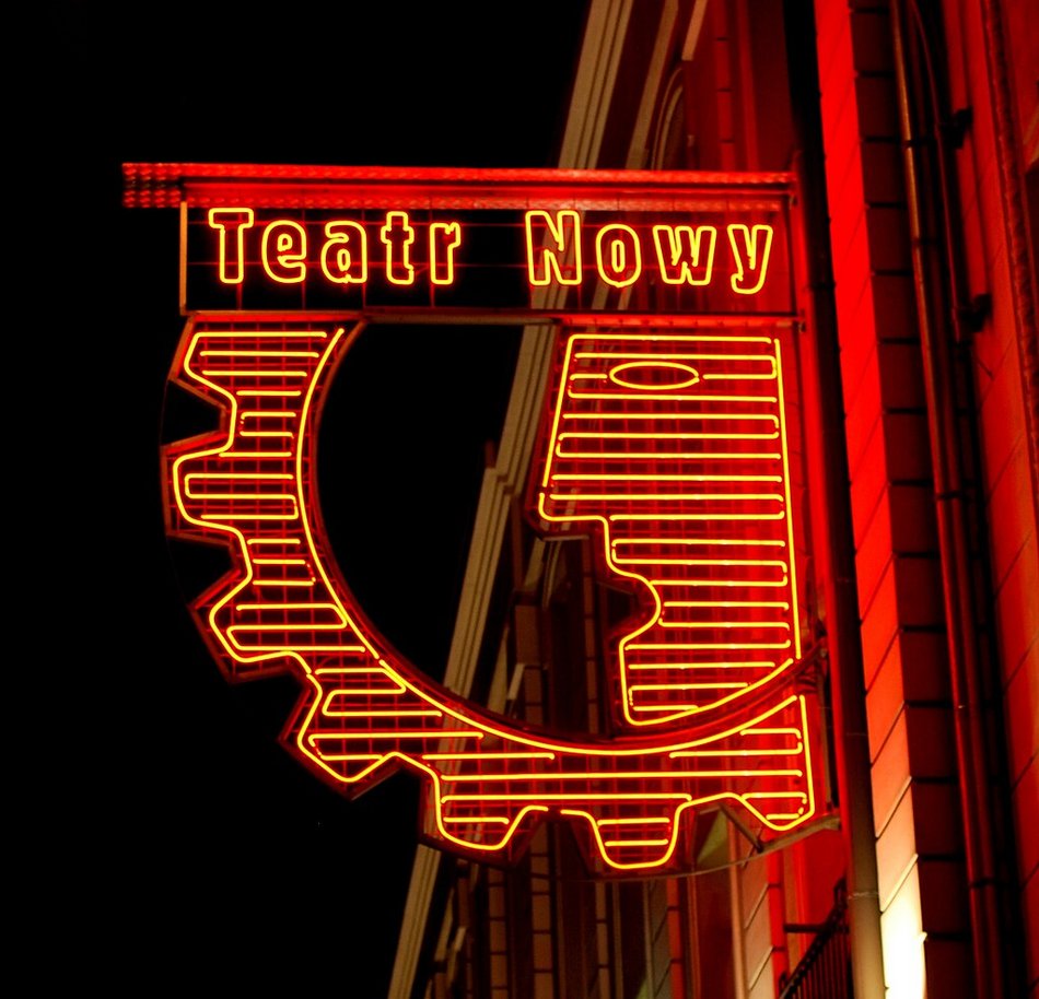 Neon Teatru Nowego w Łodzi