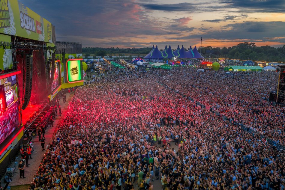 Łódź Summer Festival 2025 z lotu ptaka! Zobacz te spektakularne kadry!