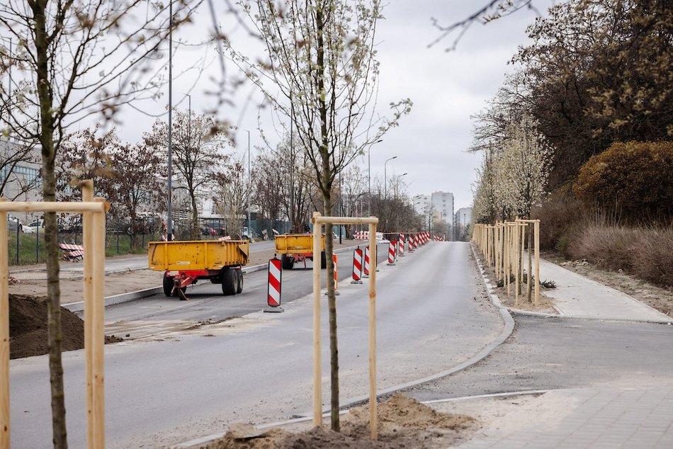 Łódź. Remont Szparagowej i Wersalskiej