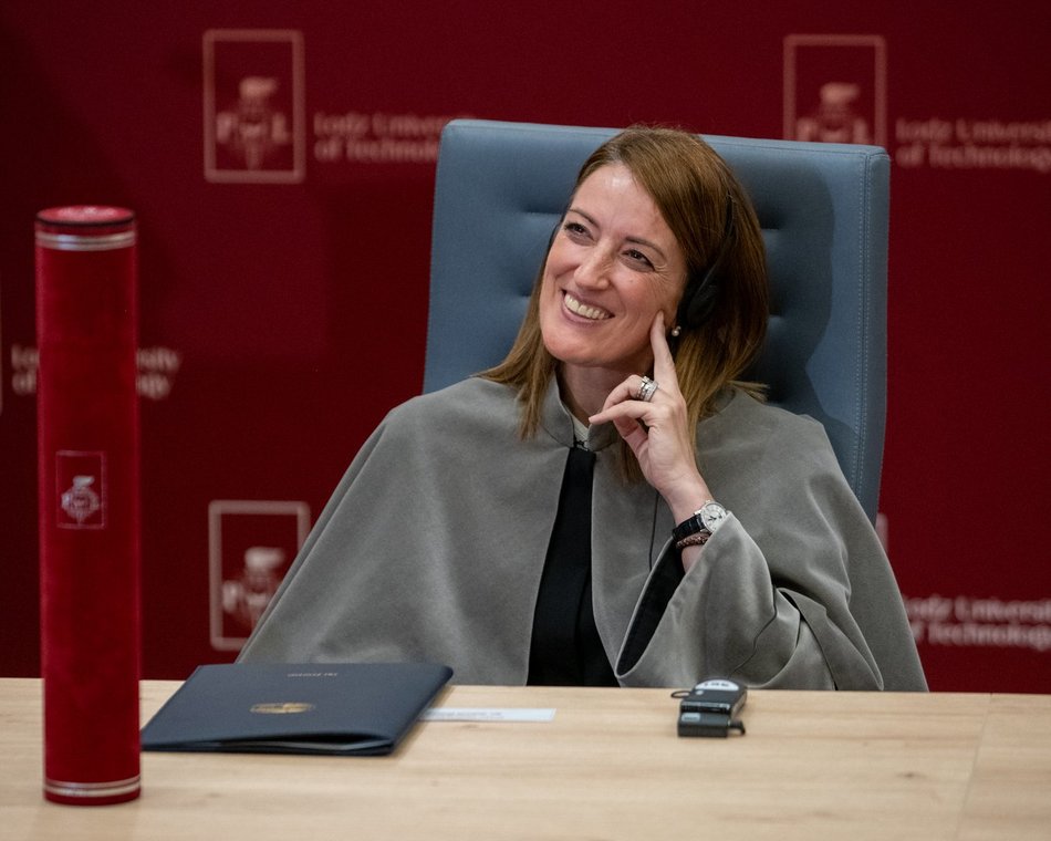 Roberta Metsola uhonorowana doktoratem honoris causa Politechniki Łódzkiej