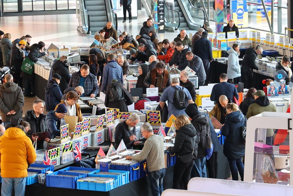 Giełda płyt winylowych w Manufakturze