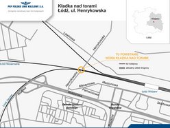 Łódź. Będzie kładka nad torami przy Henrykowskiej