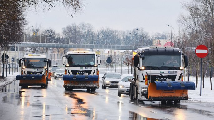 Łódź. Pługopiaskarki