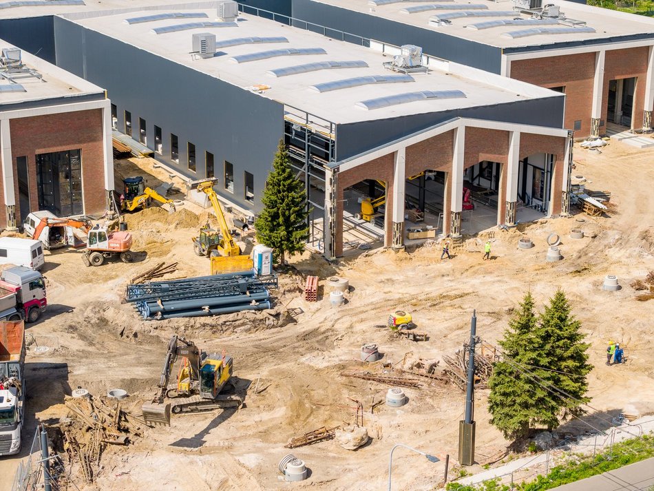 Zajezdnia Helenówek w Łodzi. Konstrukcja ukończona, trwa montaż urządzeń