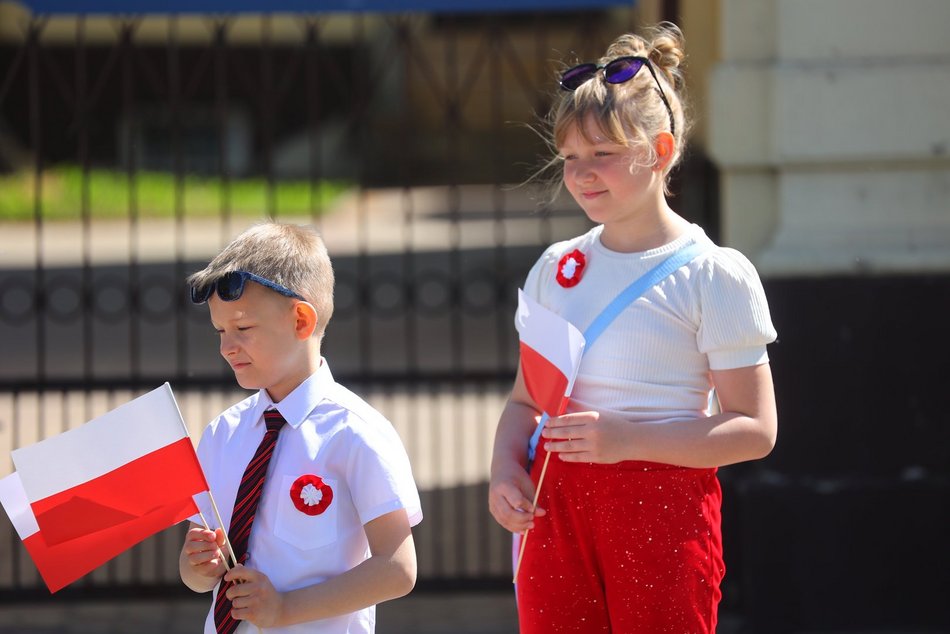 Łódź. Święto Konstytucji 3 Maja. Tak wyglądały obchody pod Katedrą w Łodzi