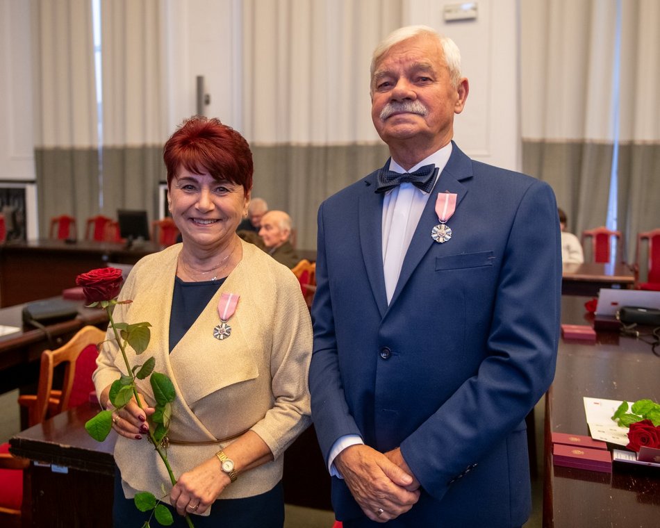 Medale dla małżeństw z Łodzi