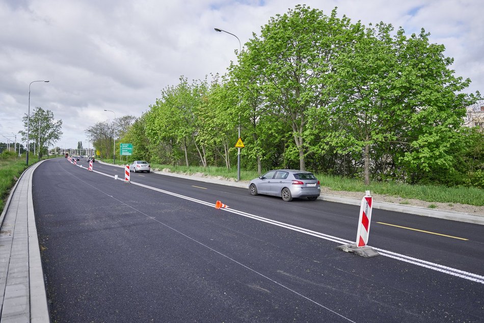 Wyremontowana ulica Maratońska