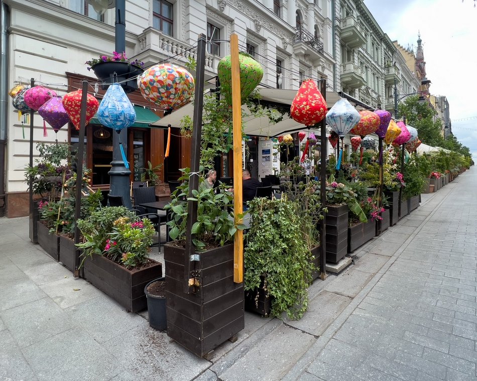 Piotrkowska. Najbardziej klimatyczne ogródki restauracyjne