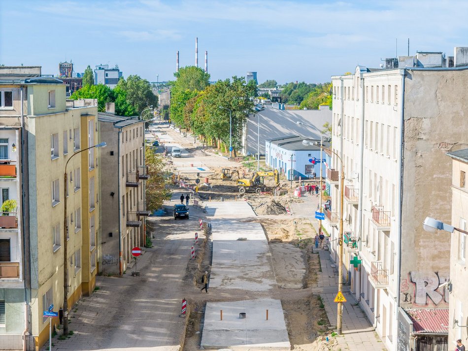 Remont ul. Przybyszewskiego