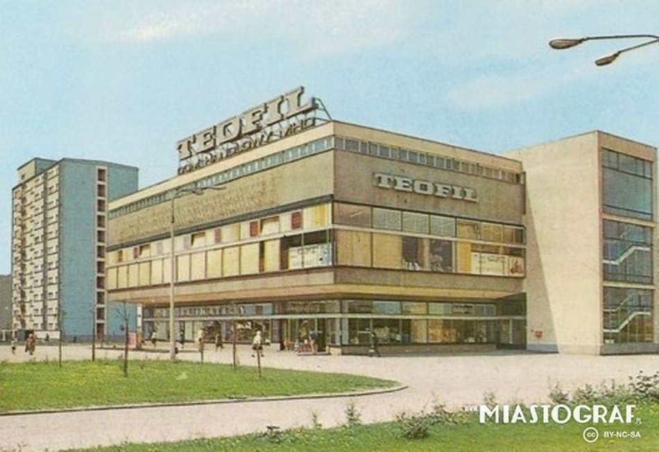 Archiwalne zdjęcie budynku handlowego Teofil