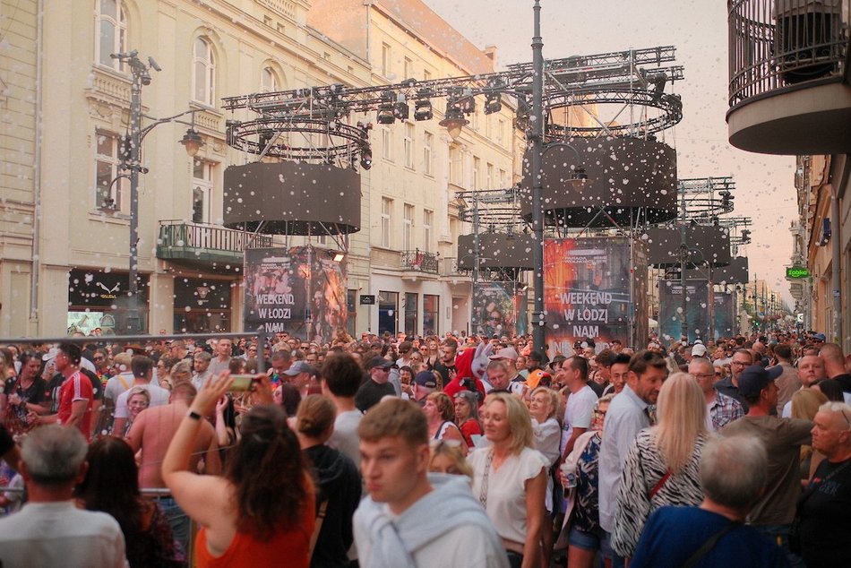 Łódź. To jeszcze nie koniec Parady Wolności 2025 w Łodzi. Czas na sjestę przy Piotrkowskiej!