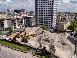 Hotel Światowit wyburzony