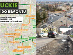 Remonty ulic na Bałutach - mapa, Wojska Polskiego, Boya-Żeleńskiego