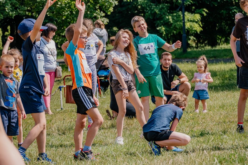 Bieg charytatywny w parku Baden-Powella
