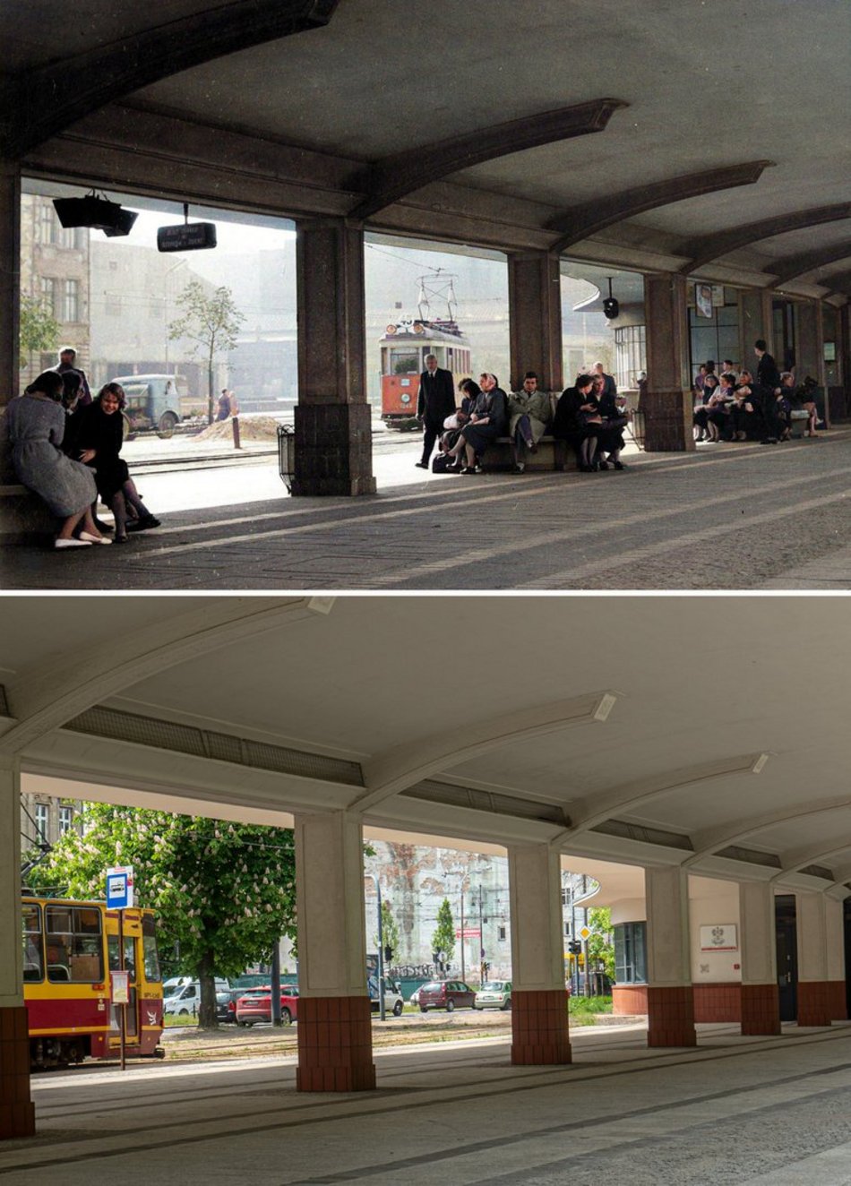 dawna obecna lodz refotografie