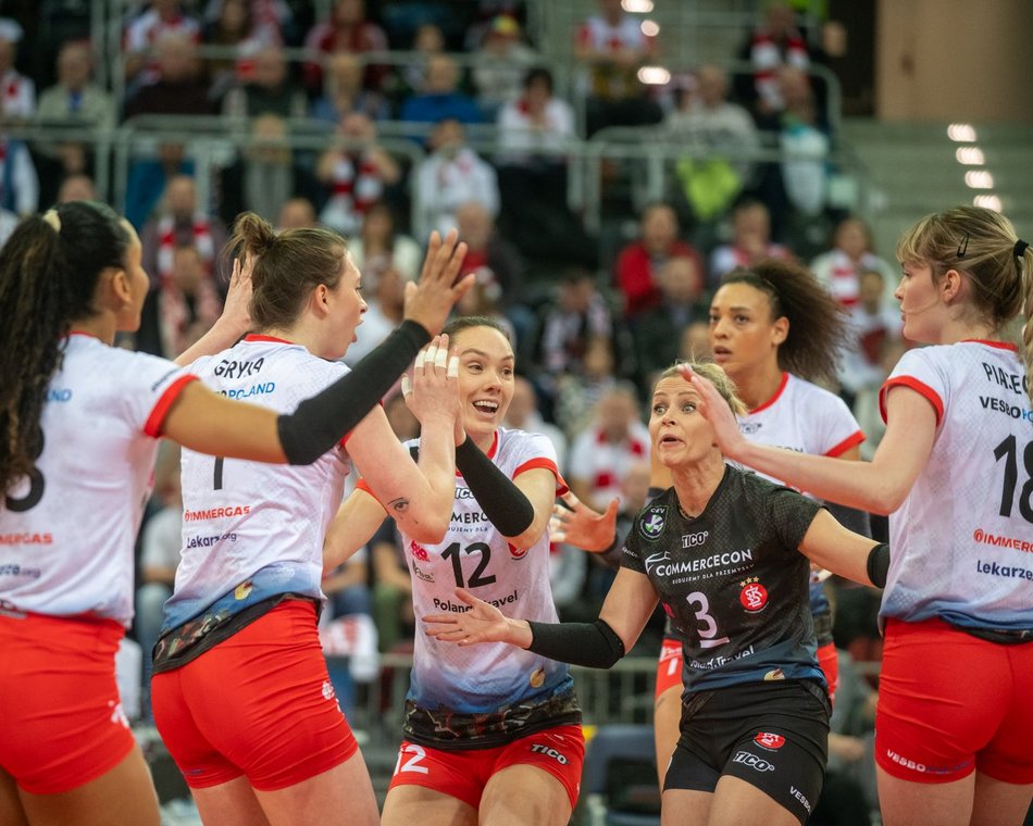 siatkarki podczas meczu