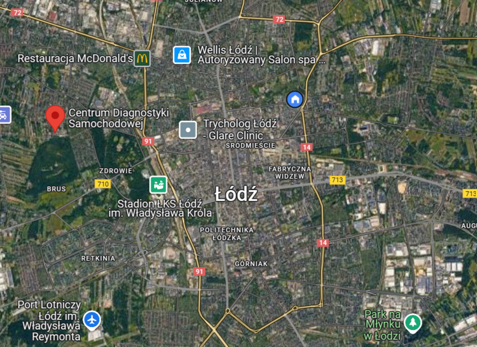 Łódź. Centrum Diagnostyki Samochodowej