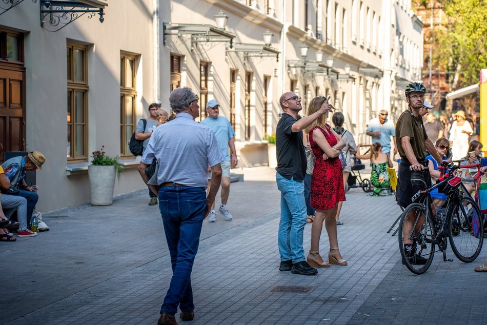 Otwarcie podwórka przy Piotrkowskiej 118