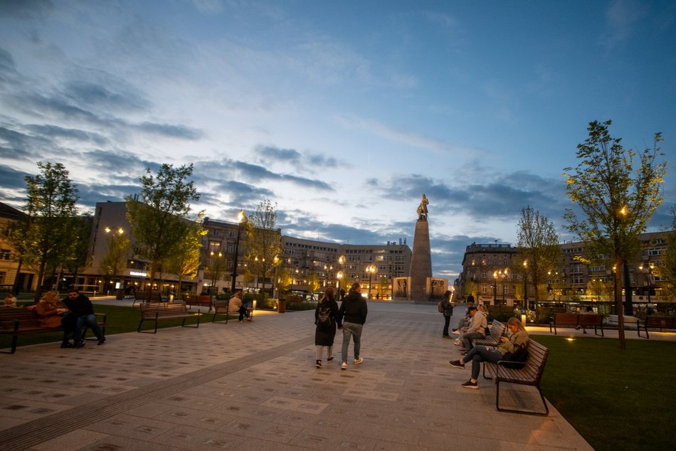 Zielony plac Wolności zachwyca łodzian